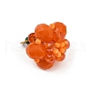 Halloween Theme Glass Seed Beads Pendants PALLOY-MZ00775-02-4