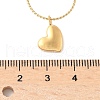 304 Stainless Steel Pendant Necklaces for Women NJEW-U040-02B-G-5