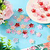  50Pcs 5 Colors Handmade Lampwork Beads LAMP-TA0001-22-5