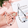Gorgecraft 2Pcs 2 Colors Plastic Mobile Straps HJEW-GF0001-44-3