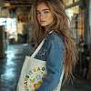 Canvas Women's Tote Bags ABAG-WH0056-007-6