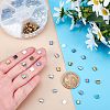  240Pcs 6 Colors Electroplate Glass Seed Beads SEED-NB0001-22-3