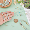   2 Strands 2 Styles Natural Flower Amazonite Beads Strands G-PH0002-53-3