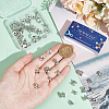 SUNNYCLUE 64Pcs 4 Styles Tibetan Style Alloy Bead Caps FIND-SC0009-51-3