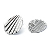 Tarnish Resistant 201 Stainless Steel Stud Earrings EJEW-K270-17P-2