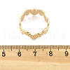 Brass Finger Rings for Women RJEW-B119-08G-5