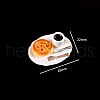 Resin Miniature Breakfast Set Ornaments DIY-H174-01G-1