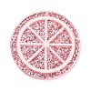 Transparent Acrylic Pendants SACR-F011-02B-1