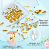 100Pcs Glass Rhinestone Cabochons RGLA-FG0001-25C-3