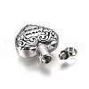 Retro 304 Stainless Steel Pendants STAS-L237-08AS-3