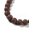 Synthetic Lava Rock Dyed Beads Strands G-H311-08B-02-4