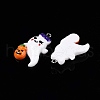 Halloween Opaque Resin Pendants RESI-D055-105P-2