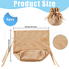 Beebeecraft 6Pcs Velvet Drawstring Pouches ABAG-BBC0001-19A-2