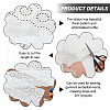 DICOSMETIC 7.5 Yards Cotton Lace Embroidery Flower Ribbon OCOR-DC0001-13-5