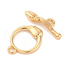 Brass Toggle Clasps KK-S403-19G-3