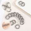 SOFPLATE 20Pcs 304 Stainless Steel Closed Jump Rings STAS-SP0001-85B-6