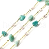 Handmade Natural Amazonite Nuggest Beaded Chains CHC-F020-04G-06-1