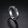 Cross Stainless Steel Rotating Finger Ring PW-WG58926-01-4