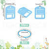   30Pcs Acrylic Spool Floss Bobbins FIND-PH0018-62A-01-2