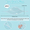 Plastic Rain Bonnets AJEW-WH0419-75B-2