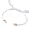 Polyester Braided Bead Bracelet Making AJEW-JB01250-04-3