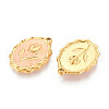304 Stainless Steel Enamel Pendants STAS-N110-27A-G-2