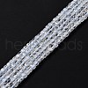 Natural Topaz Crystal Beads Strands G-K315-A08-1