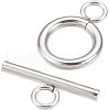 Unicraftale 50Pcs 304 Stainless Steel Toggle Clasps STAS-UN0050-69-1