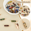 30Pcs 15 Styles Natural Mixed Gemstone Copper Wire Wrapped Big Pendants PALLOY-PH01687-4