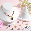 SUNNYCLUE 40Pcs 4 Colors Alloy Beads FIND-SC0011-90B-4
