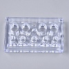 Transparent Plastic Tattoo Ink Cup Holder MRMJ-WH0059-85-1