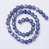 Natural Blue Spot Jasper Beads Strands G-D855-10-8mm-2