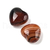 Mother's Day Gifts Natural Agate(Dyed & Heated) Heart Palm Stone G-Q021-04G-2