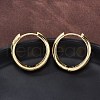 Brass Huggie Hoop Earrings EJEW-F260-01B-G-4