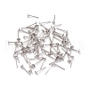 Non-Tarnish 304 Stainless Steel Stud Earring Findings STAS-J031-08-1