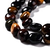 Natural Tiger Eye Beads Strands G-G018-02-3