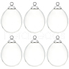 SUNNYCLUE 10Pcs Alloy Bead Cap Pendant Bails FIND-SC0010-61-1