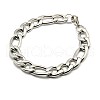 Tarnish Resistant Trendy 304 Stainless Steel Figaro Chain Bracelets STAS-A028-B018P-1