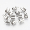 201 Stainless Steel Folding Crimp Ends X-STAS-T031-11-1