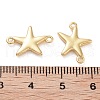 Rack Plating Brass Connector Charms KK-G512-10B-G-3
