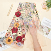 Ethnic Style Embroidered Flowers Polyester Tulle Lace Fabric DIY-WH0399-58-3