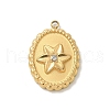 304 Stainless Steel Rhinestone Pendants STAS-I322-50G-1