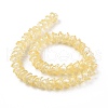 Transparent Glass Beads Strands LAMP-H061-01C-06-3