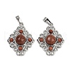 Synthetic Goldstone Pendants G-Z077-01P-09-1