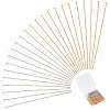 Unicraftale 400Pcs 2 Colors 304 Stainless Steel Flat Head Pins STAS-UN0055-19-1