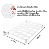 24-Slot Transparent Acrylic Coffee Capsule Organizer Holder ODIS-WH0061-07-2