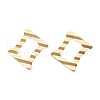 Ion Plating(IP) 304 Stainless Steel Stud Earring Findings STAS-P357-02G-2