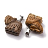 Natural Picture Jasper Pendants G-B127-05P-09-3