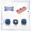 Olycraft 1 Strand Natural Lapis Lazuli Beads Strands G-OC0005-49-2