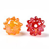 AB Plating Oapque Acrylic Beads JACR-T003-02-2